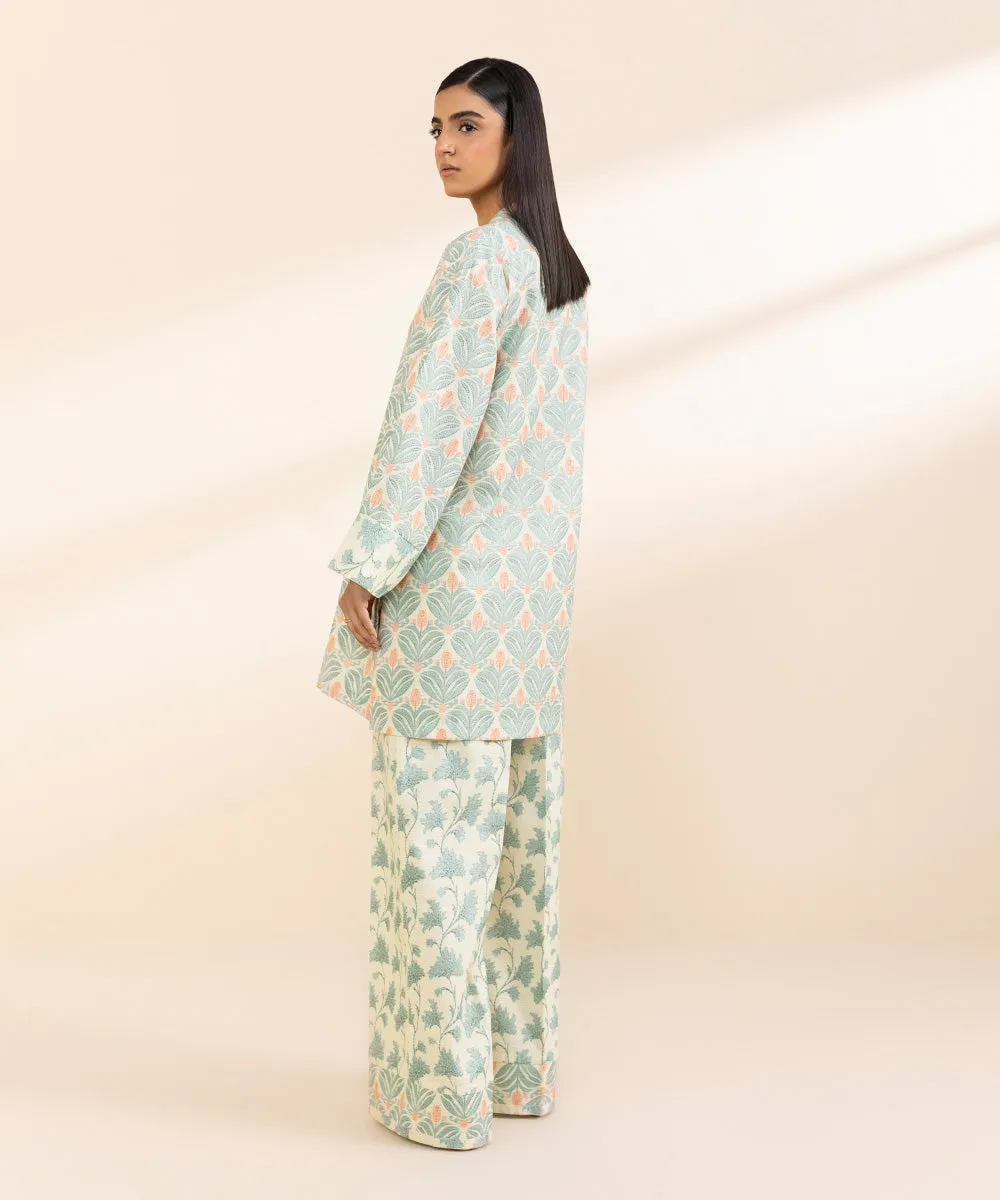 2 Piece - Printed Light Khaddar Suit