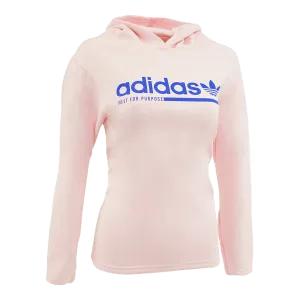 adidas Women's Built For Purpose Pullover Sweatshirt Feather Pink