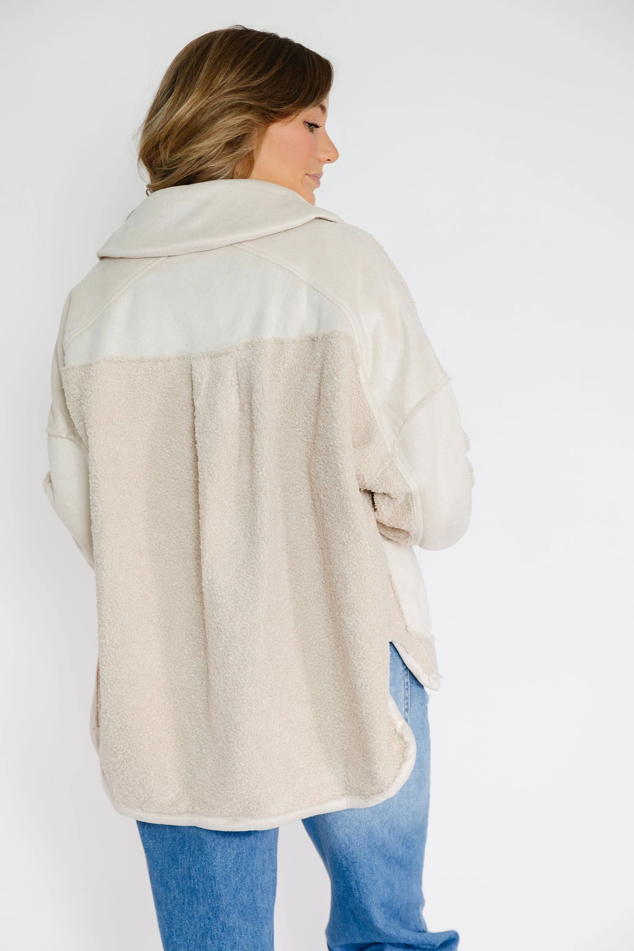 Ashe Jacket in Taupe