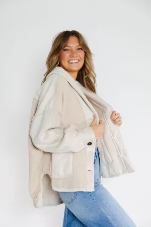 Ashe Jacket in Taupe