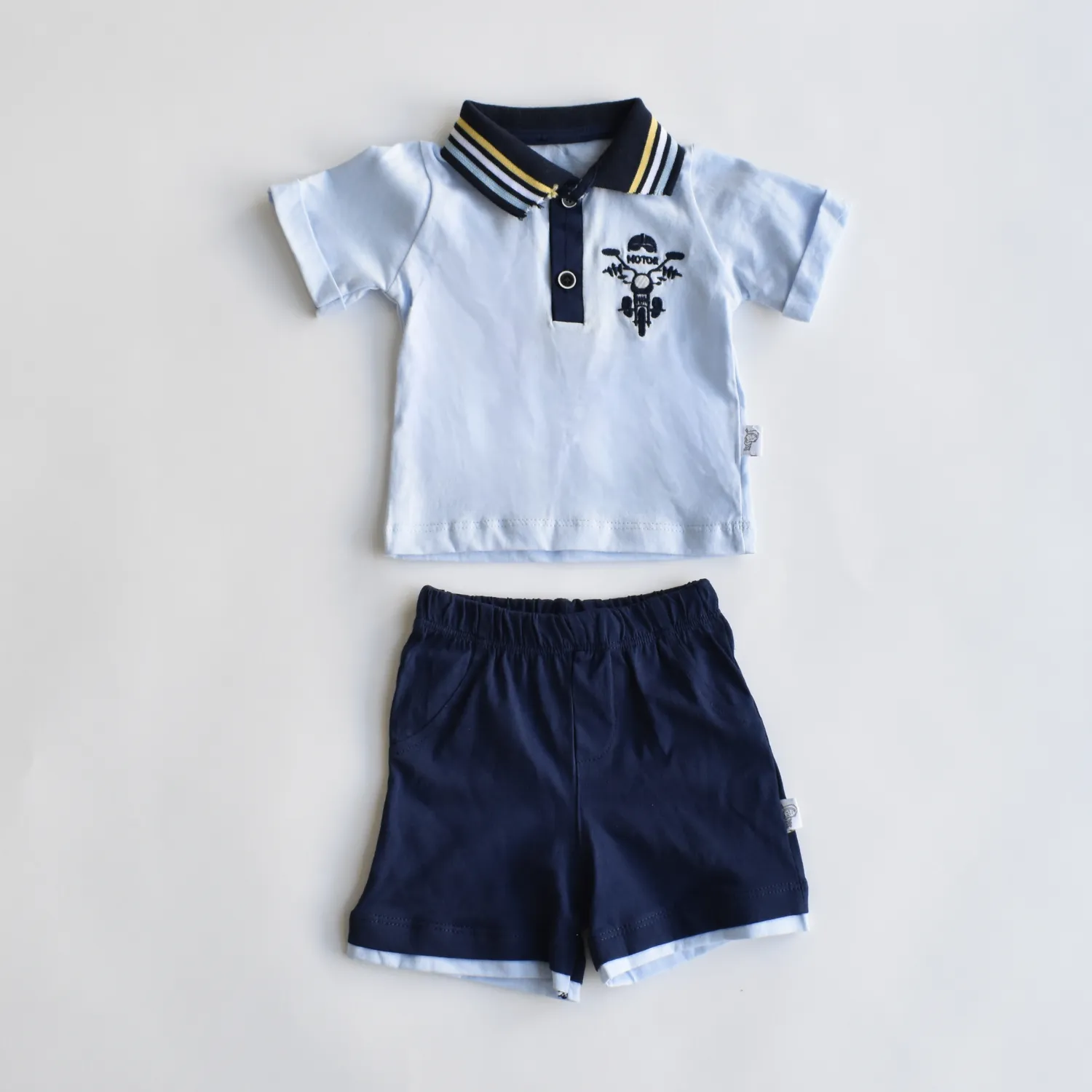 Born To Ride Boys Polo Set