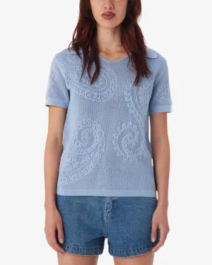 Briana Open Knit Shirt