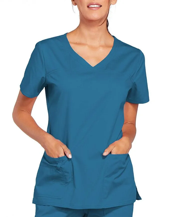 Cherokee Workwear Women's V-Neck Nursing Scrub Top