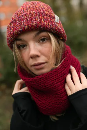 chunky pure wool scarf