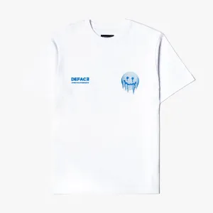 Deface TOPO Tee (White/Electric)