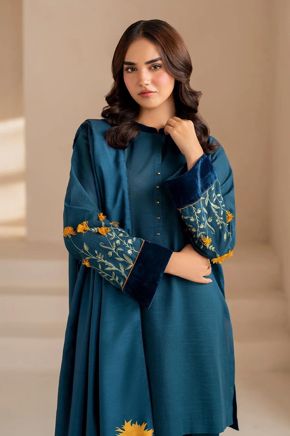 EMBROIDERED KHADDAR PR-999