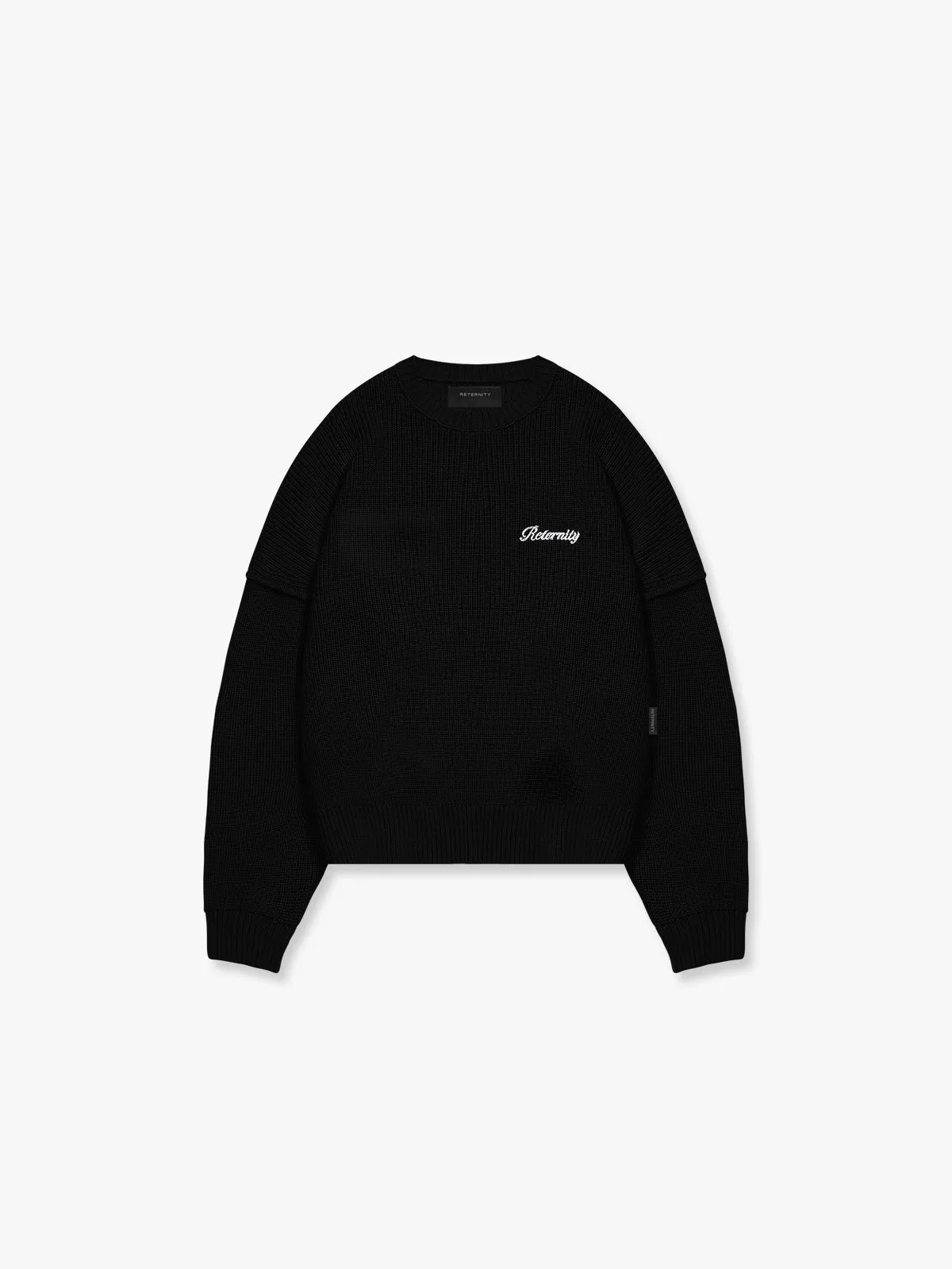 KNIT SWEATER THE TROPHY SERIES - BLACK