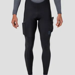 Men's Thermal Cargo Bib Tight - Obsidian