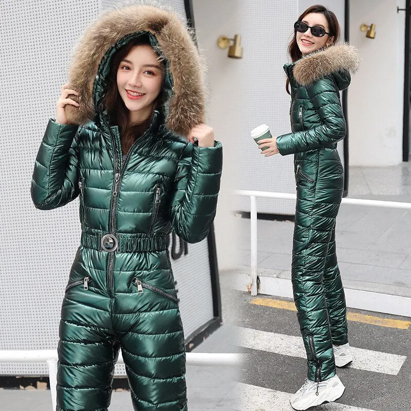 Metallic Winter Snowsuit