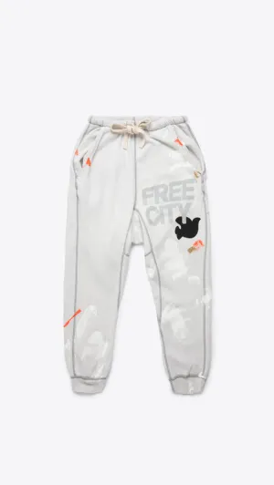 Pocket/Paint 100% Dip Sweatpant - Whiteout Dip