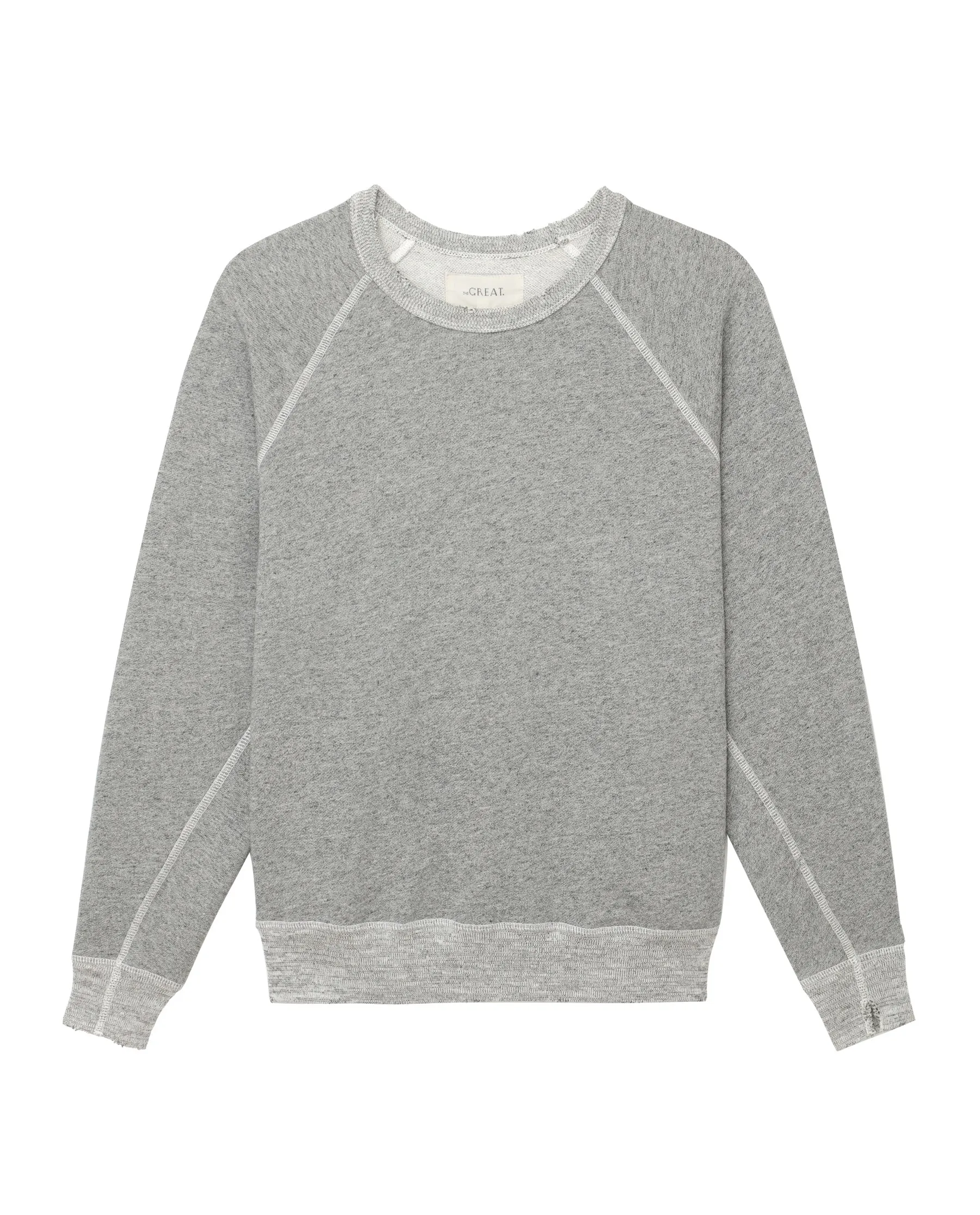 The College Sweatshirt. Solid -- Varsity Grey