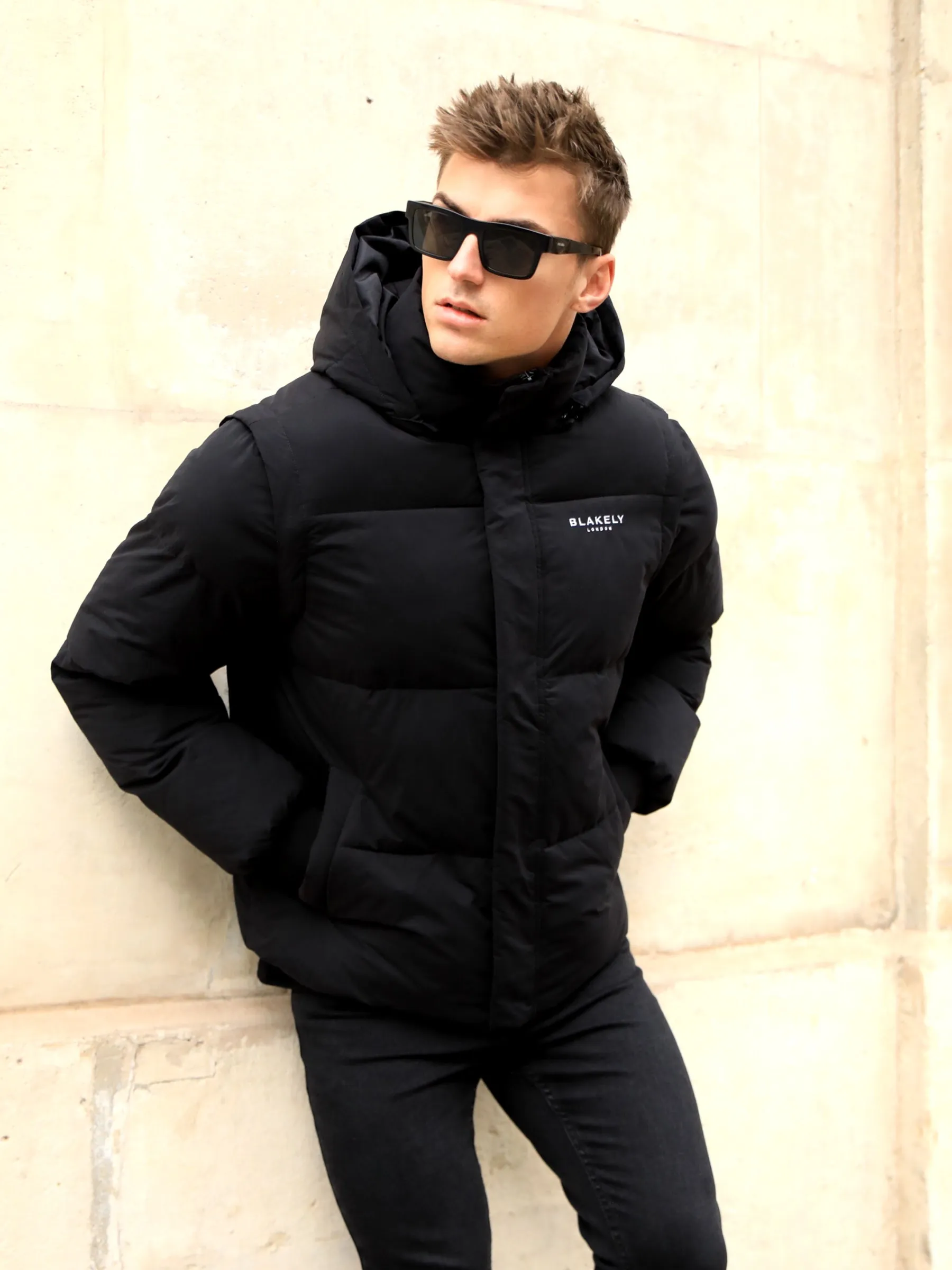 Ultimate Multiway Puffer Coat  - Black