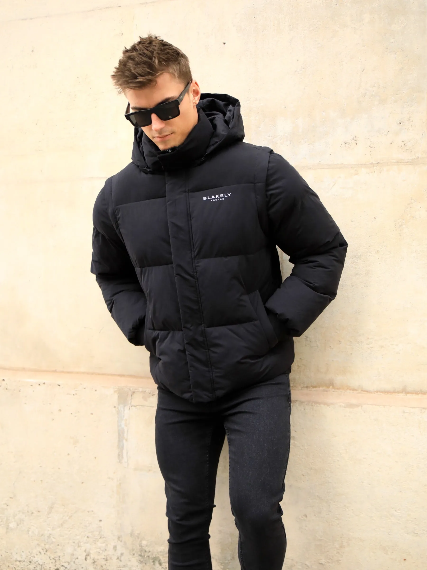 Ultimate Multiway Puffer Coat  - Black